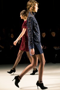 New York designer Tadashi Shoji fall winter 2014 collection shown at NYFW.