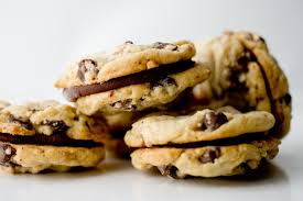 Ganache-Stuffed Chocolate-Chip Cookies