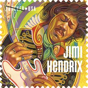 Jimi Hendrix Postal Stamp