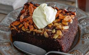 Chocolate Almond Upside-Down Cake 2